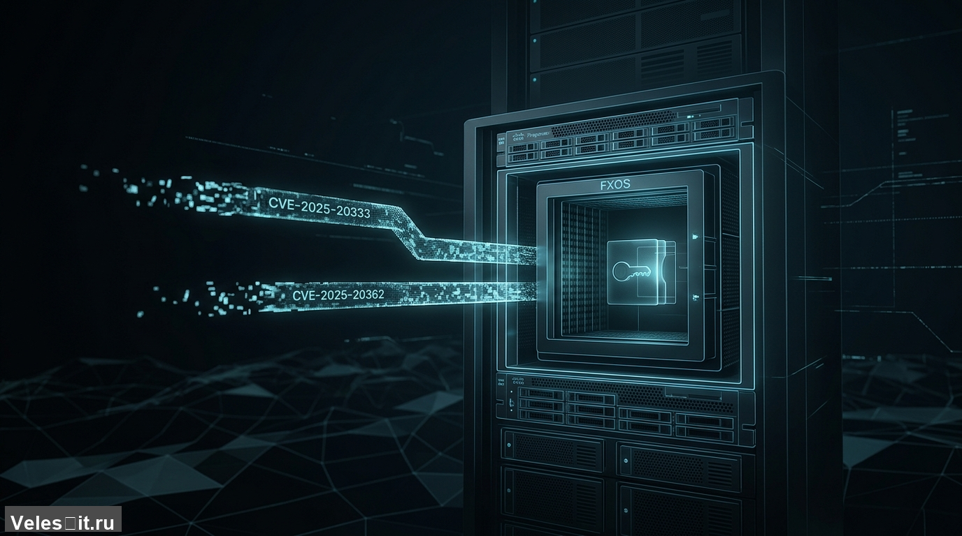 Хакеры атакуют Cisco Firepower через уязвимости CVE-2025-20333 и CVE-2025-20362