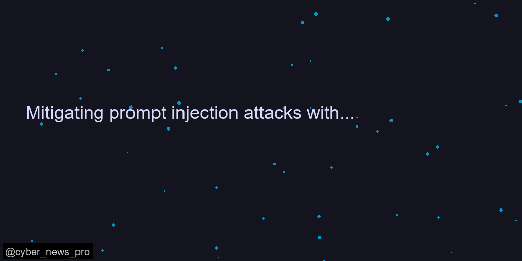Mitigating prompt injection attacks with a layered defense strategy